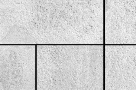 White granite tiled wall with vintage pattern texture and background seamlessの写真素材