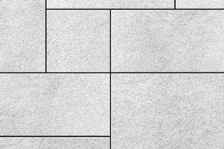 White granite tiled wall with vintage pattern texture and background seamlessの写真素材