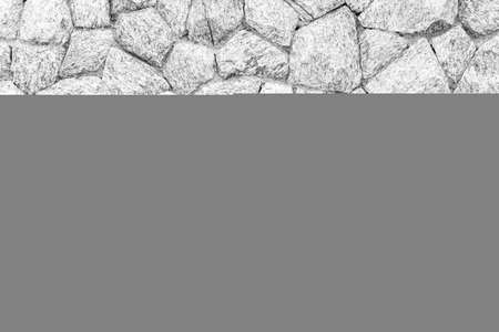 White natural stone wall pattern and background textureの写真素材