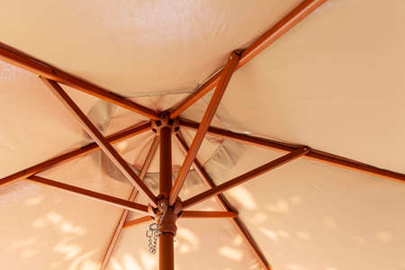 Close-up light brown stem garden umbrellaの写真素材