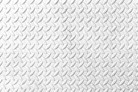 White Diamond Steel Plate Floor pattern and seamless backgroundの写真素材