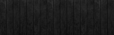 Panorama of Black grey wood color texture vertical for background. Surface light clean of table top view. Natural patterns for design art work and interior or exteriorの写真素材
