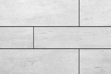 Wood grain white ceramic floor tile pattern and texture background seamlessの写真素材