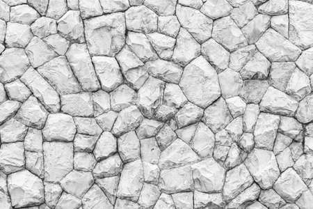 white natural stone wall pattern and background textureの写真素材