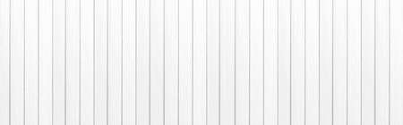 Panorama of White grey wood color texture vertical for background. Surface light clean of table top view. Natural patterns for design art work and interior or exteriorの写真素材