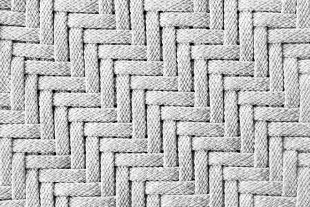 White rattan wooden table top pattern and background seamlessの写真素材