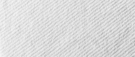 Panorama of Soft and Clean white towel texture and seamless backgroundの写真素材