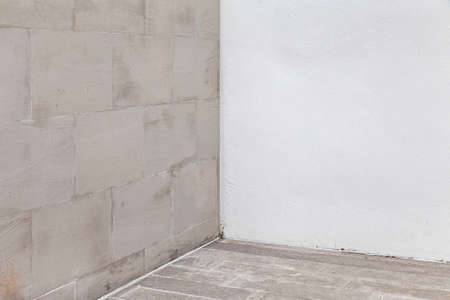 Modern white empty room interior, room for office or storeの写真素材