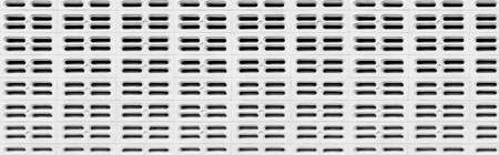 Panorama of White cement brick vent block wall pattern texture and background seamlessの写真素材