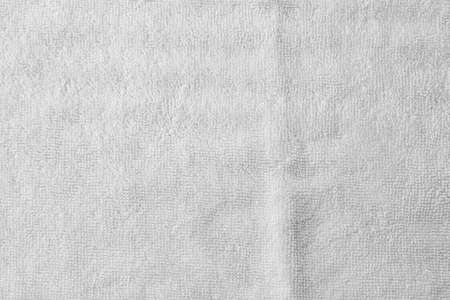 Soft and Clean white towel texture and seamless backgroundの写真素材