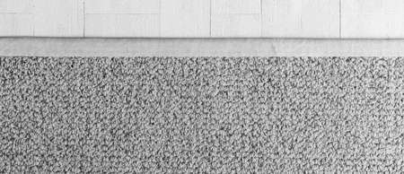 Panorama of New white carpet fabric texture and background seamlessの写真素材