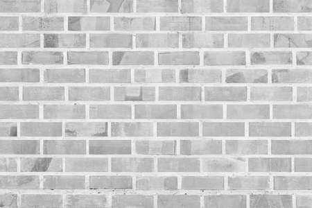 Modern white brick wall texture for backgroundの写真素材