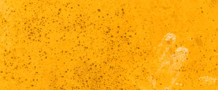 Panorama of The steel slab is rusty brown with a rough surface texture and background seamlessの写真素材