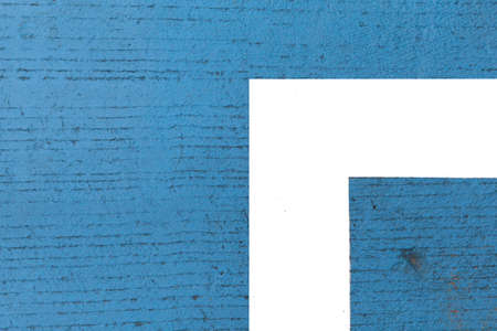 A close up of white lines on the tennis court floorの写真素材