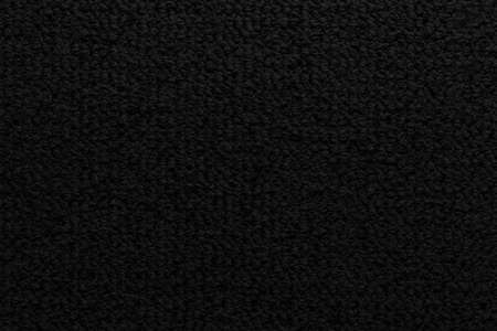 New black carpet fabric texture and background seamlessの写真素材