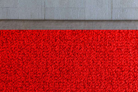 New red carpet fabric texture and background seamlessの写真素材