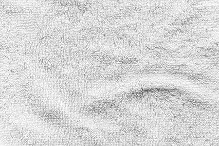 Soft and Clean white towel texture and seamless backgroundの写真素材