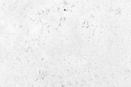 White grey concrete texture, Rough cement stone wall, Surface of old and dirty outdoor building wall, Abstract nature seamless backgroundの写真素材