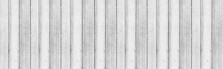 Panorama of White wood color texture vertical for background. Surface light clean of table top view. Natural patterns for design art work and interior or exteriorの写真素材