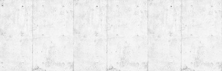 Panorama of White grey concrete texture, Rough cement stone wall, Surface of old and dirty outdoor building wall, Abstract nature seamless backgroundの写真素材