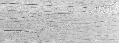 Panorama of White vintage wooden table top pattern texture and seamless backgroundの写真素材