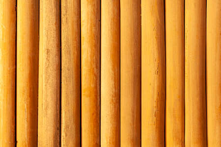 Brown old Bamboo fence texture and background seamlessの写真素材