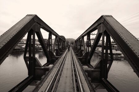 photograph of the bridge over the River Kwaiの写真素材