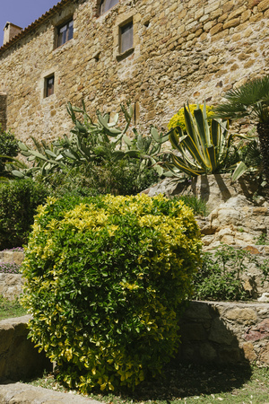 Scenery of Pals, Costa Bravaの写真素材