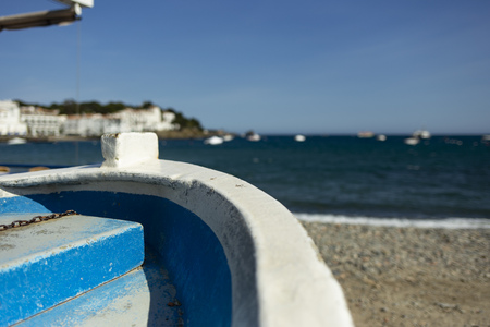A sunny day in CadaquÃ©s, Costa Bravaの写真素材