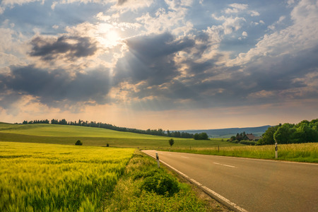 Outlook Thuringian Forestの写真素材