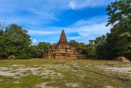 Ancient temple and monument in Thailandの写真素材