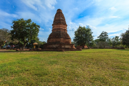 Ancient temple and monument in Thailandの写真素材