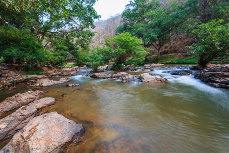 Waterfall in Chiang mai,Thailand の写真素材
