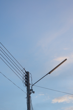 ELECTRICITY POSTの写真素材