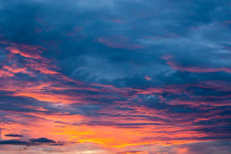Beautiful sunsetの写真素材