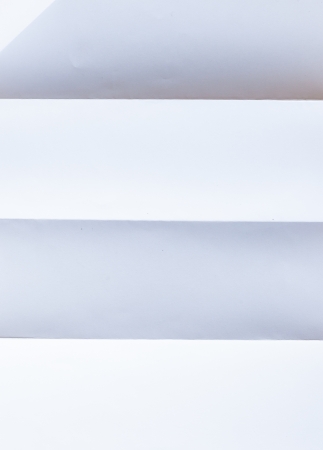 Empty white Crumpled paper  verticaiの写真素材