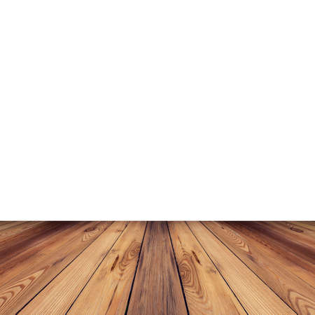 empty room interior and wood floor with spaceの写真素材