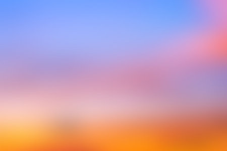 abstract blurred and beautiful sunset for natural backgroundの写真素材