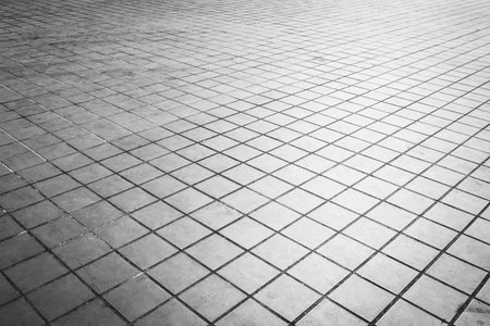 Grunge floor tiles and square shape texture and background