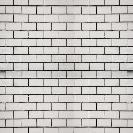 Grunge white brick wall background and texture with space.の写真素材