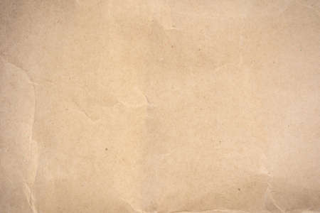 Close up  crumpled brown paper texture and backgroundの写真素材