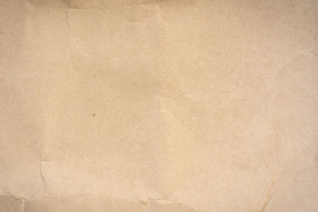 Close up  crumpled brown paper texture and backgroundの写真素材