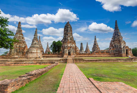 wat chaiwatthanaram temple, ayutthaya, thailand (ayutthaya historical park )のeditorial素材