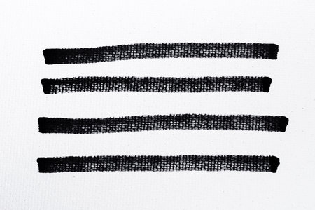 black ink shape on watercolor paper texture background