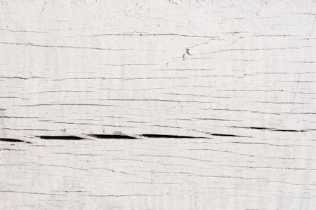 Close up old white wooden texture and background wirh copy spaceの写真素材