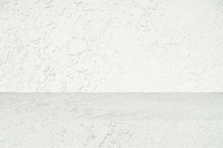 concrete texture table product display template background with copy space.の写真素材