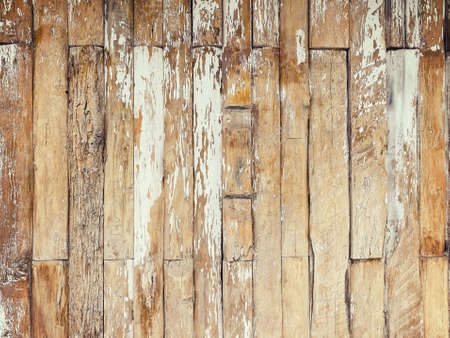 old wood and white paint background and texture with copy spaceの写真素材