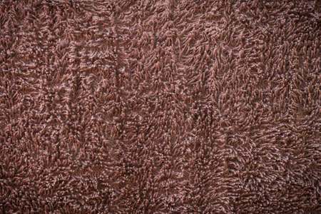 Close up brown towel texture and backgroundの写真素材