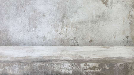 old concrete texture table product display template background with copy space.の写真素材
