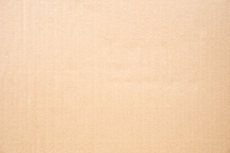 Close up crumpled brown paper texture and background with copy spaceの写真素材